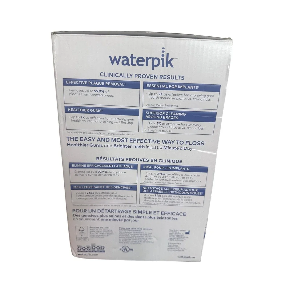 NEW Waterpik Aquarius Water Flosser Professional Countertop Oral Irrigator White